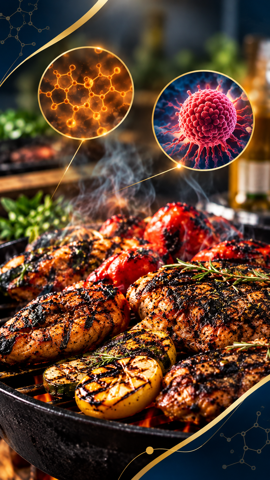 Charred food